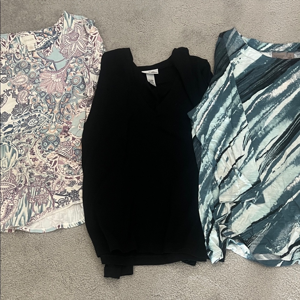 Stylish Chico’s Women's Tops Trio